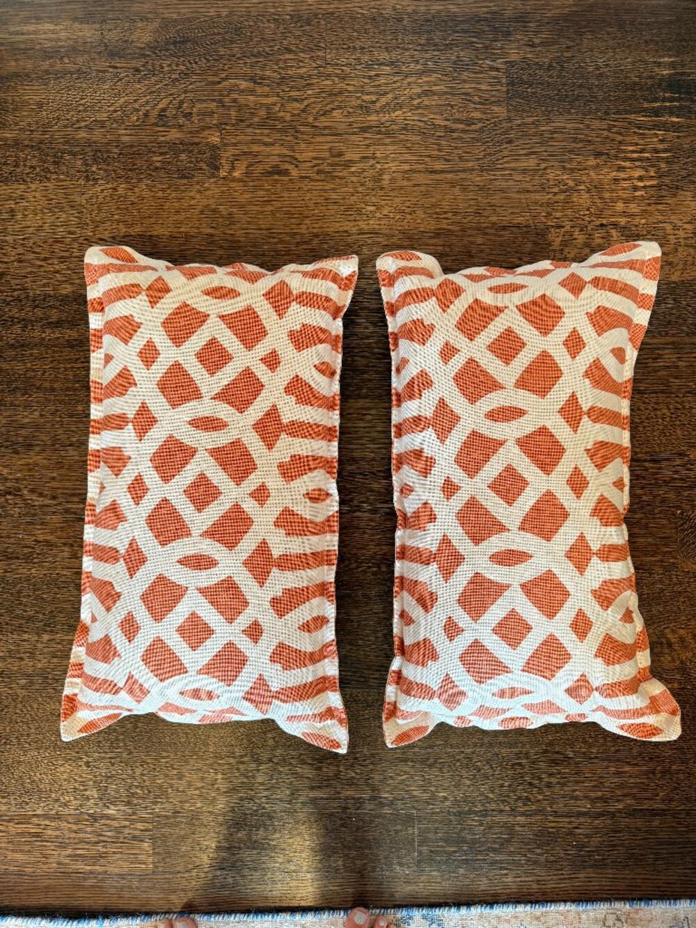Pair Custom Schumacher Pillows